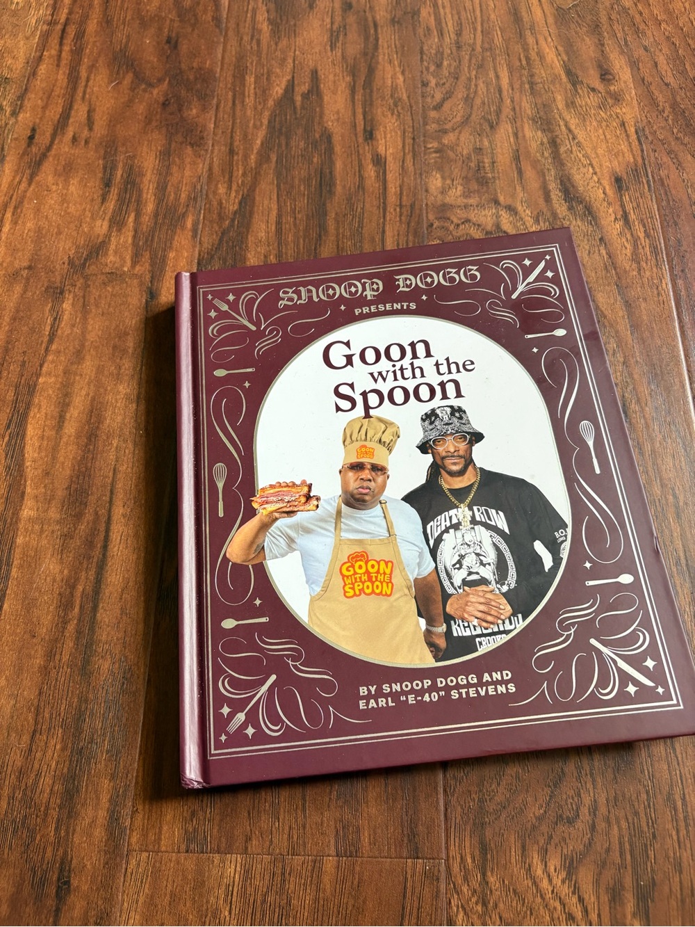 Snoop Dogg Presents: Goon with the Spoon Hardcover Cookbook - Burgundy